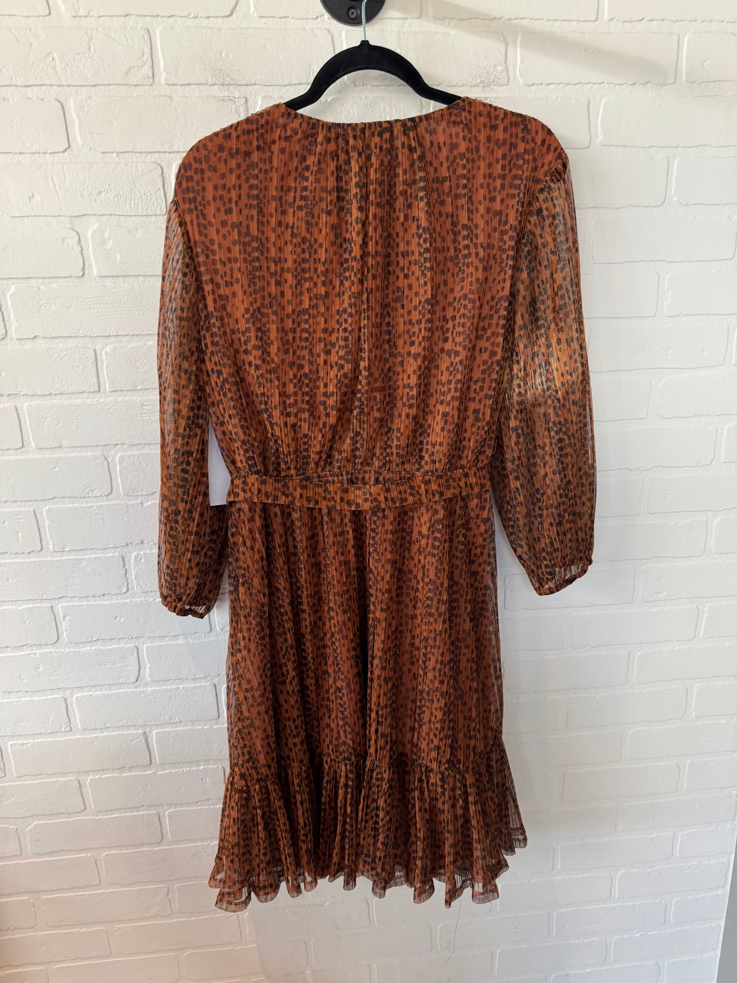 Dress Casual Midi By Simply Vera In Black & Brown, Size: Xl