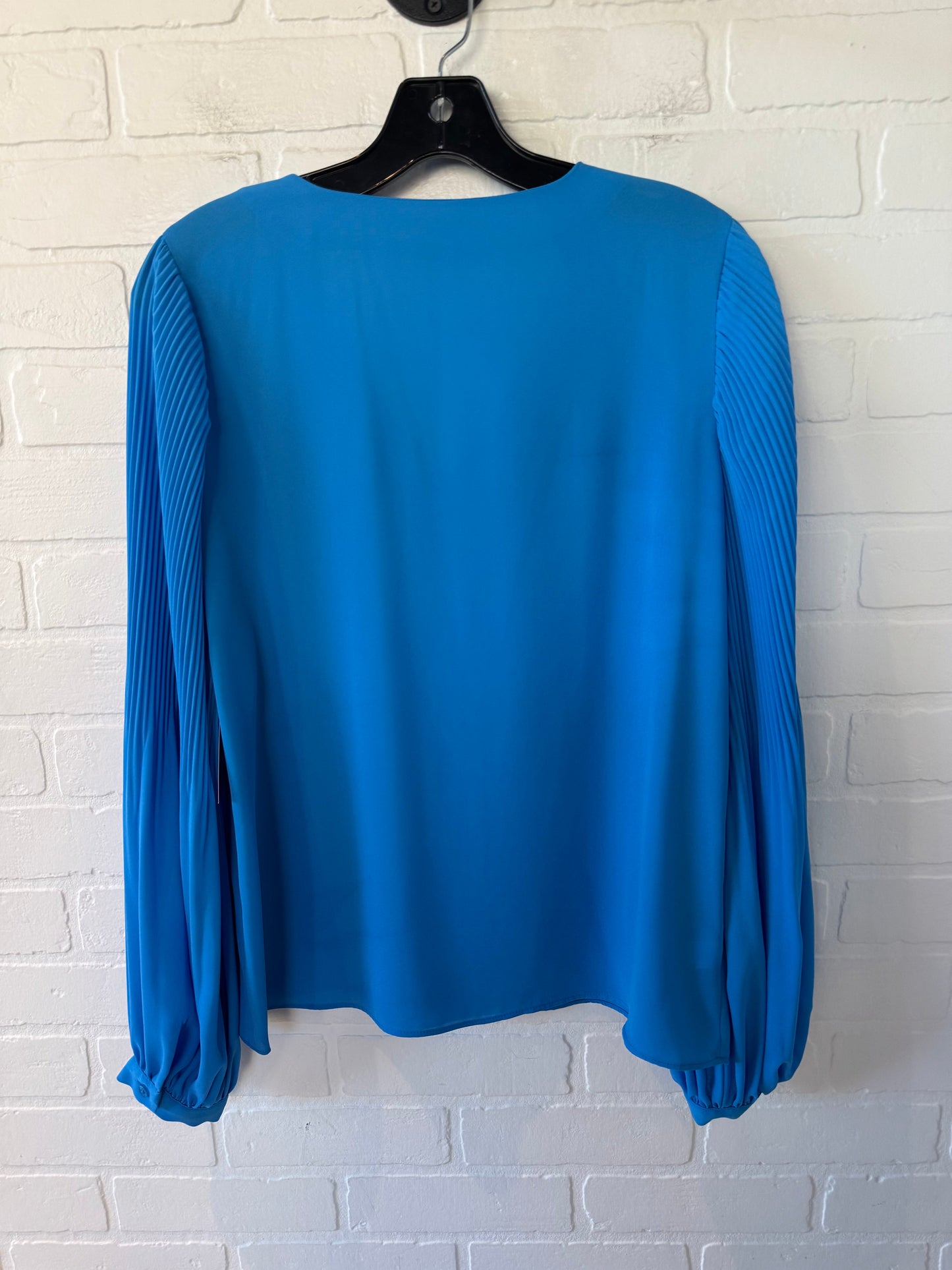 Top Long Sleeve By Ann Taylor In Blue, Size: S