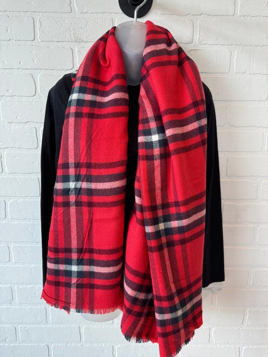 Scarf Winter By Ann Taylor In Red & Yellow