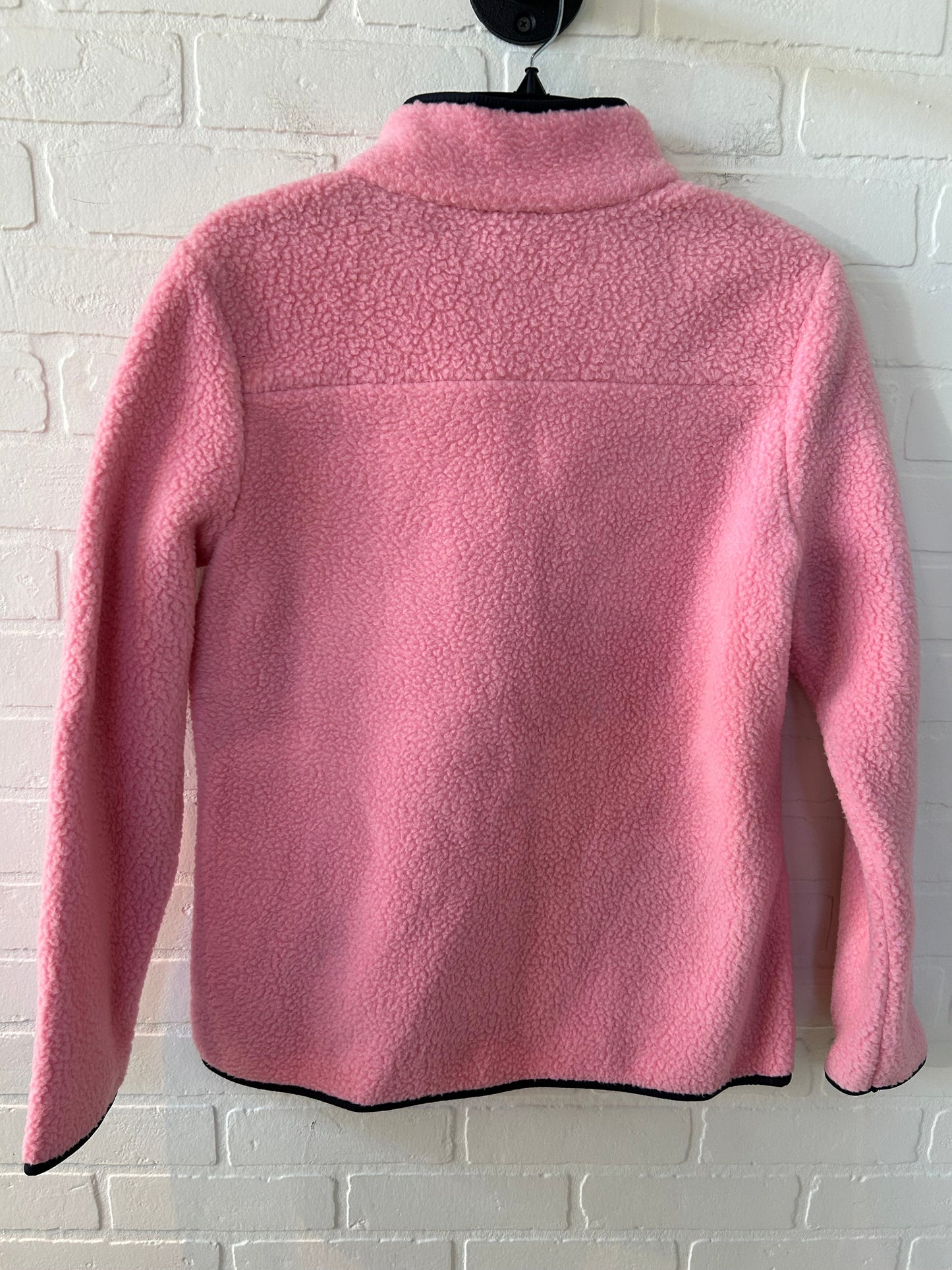 Jacket Fleece By Talbots In Pink, Size: M