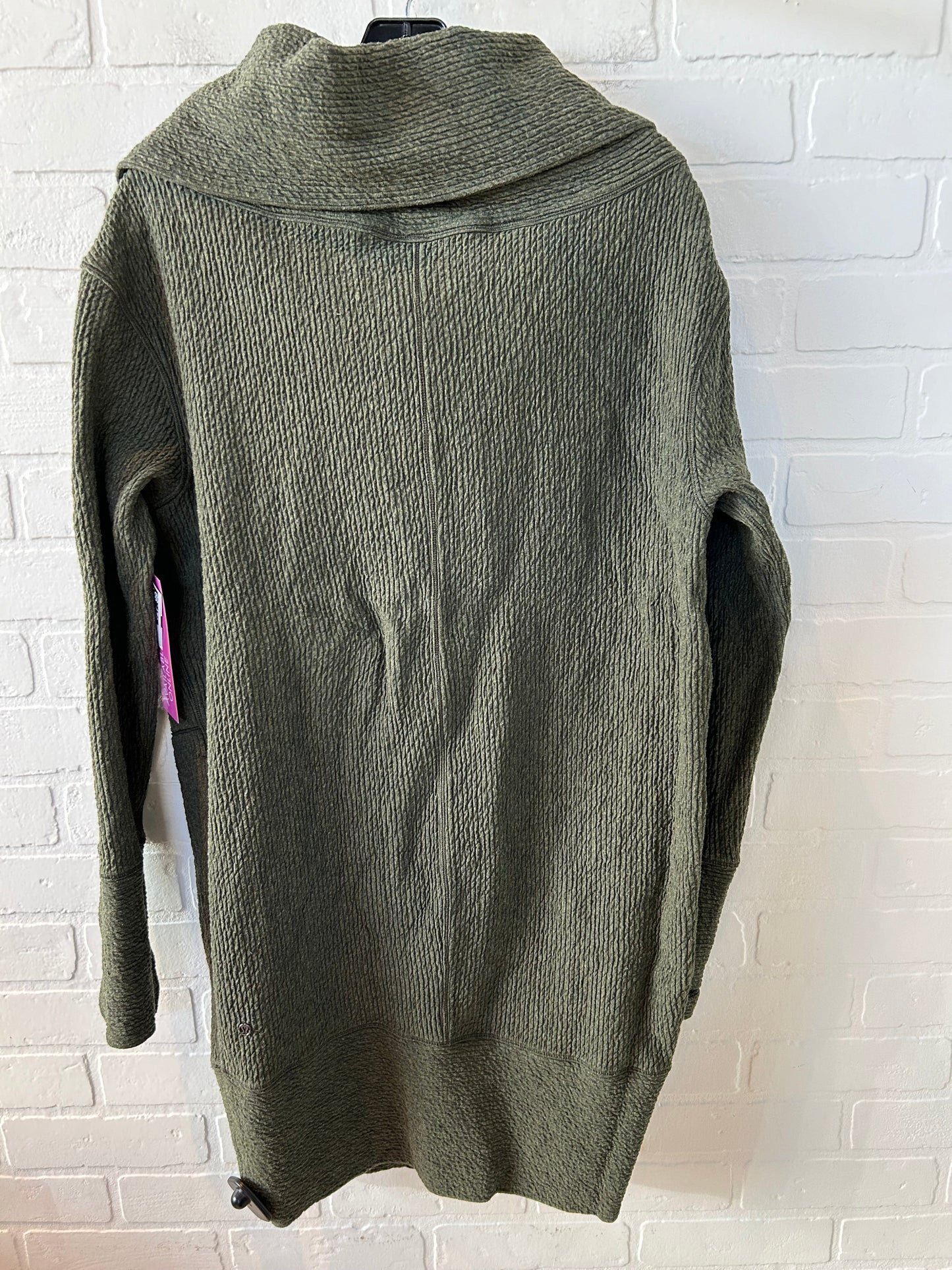 Athletic Sweatshirt Collar By Lululemon In Green, Size: M