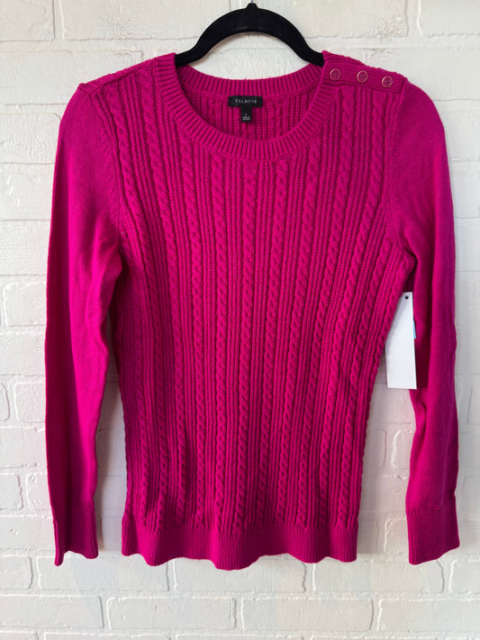 Sweater By Talbots In Pink, Size: S