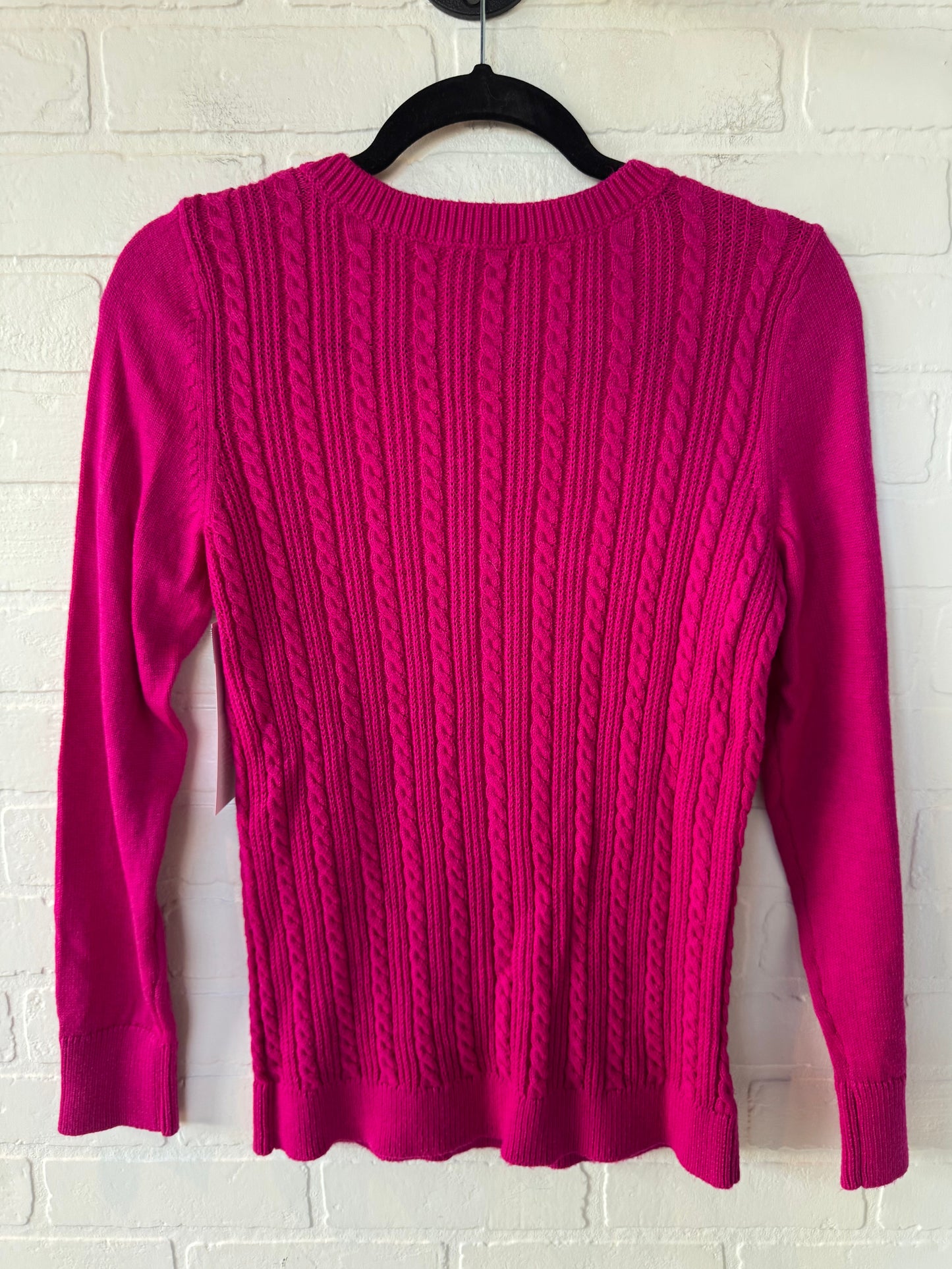 Sweater By Talbots In Pink, Size: S