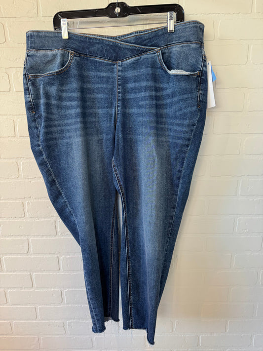 Jeans Jeggings By Maurices In Blue Denim, Size: 20