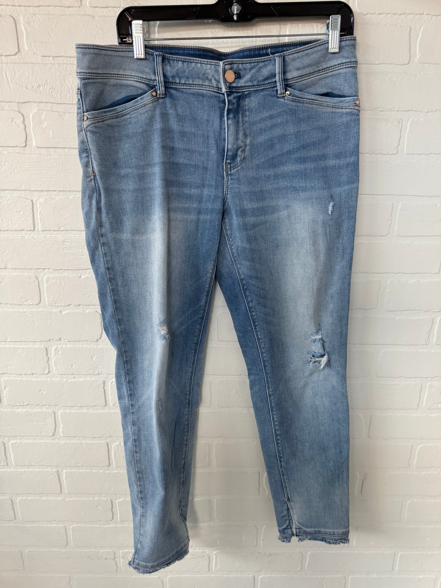 Jeans Skinny By White House Black Market In Blue Denim, Size: 10