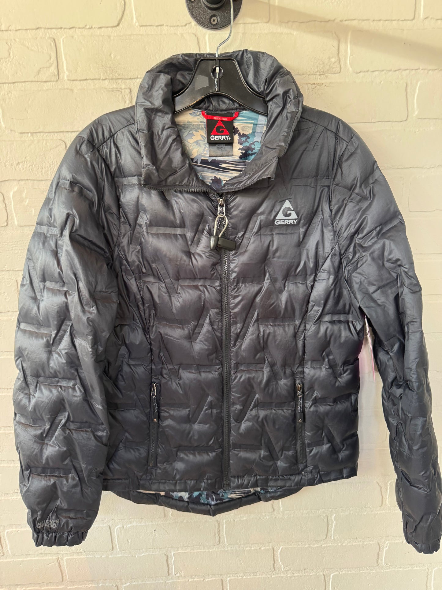 Jacket Puffer & Quilted By Clothes Mentor In Grey, Size: S