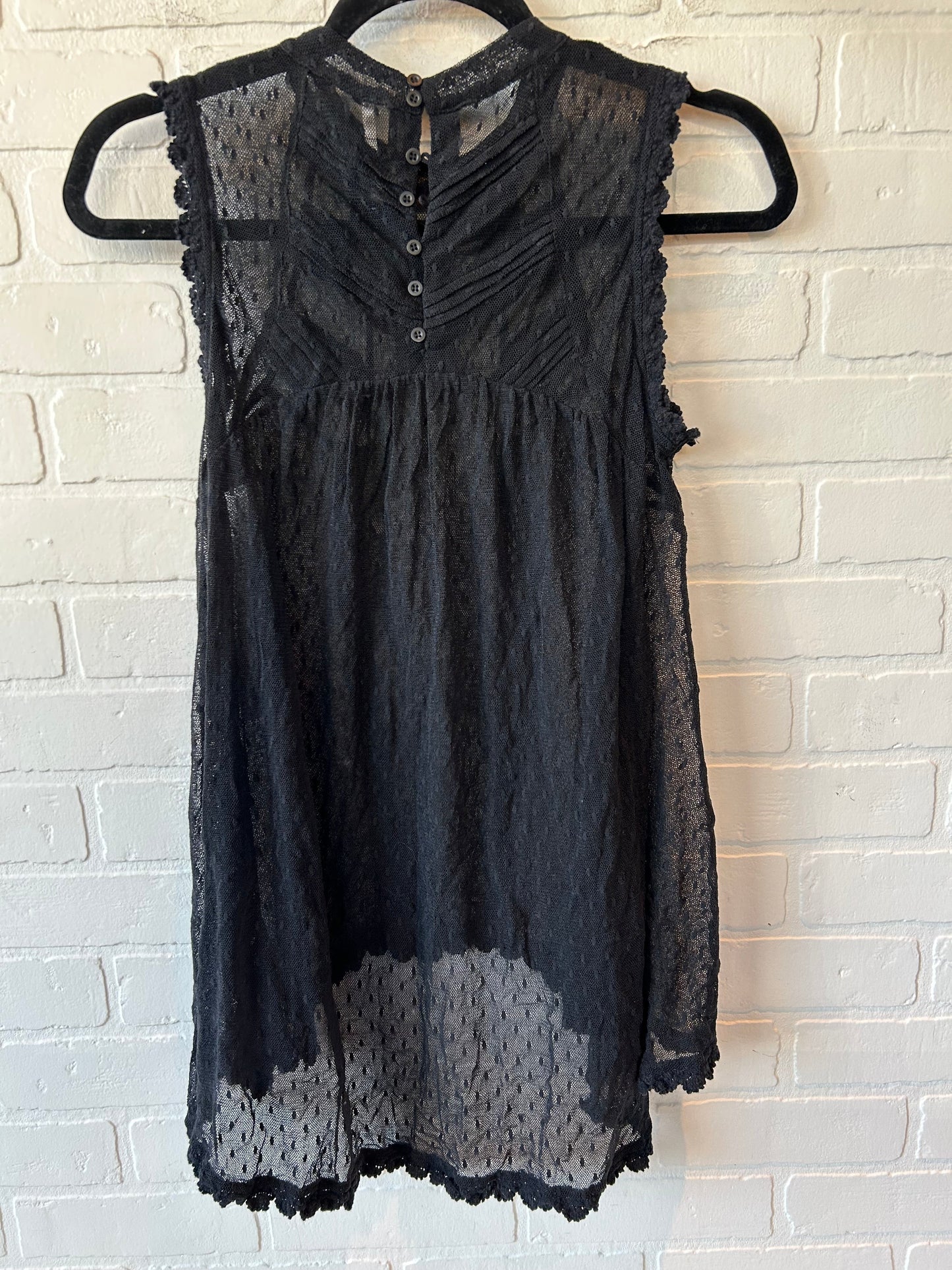 Top Sleeveless By Free People In Black, Size: M