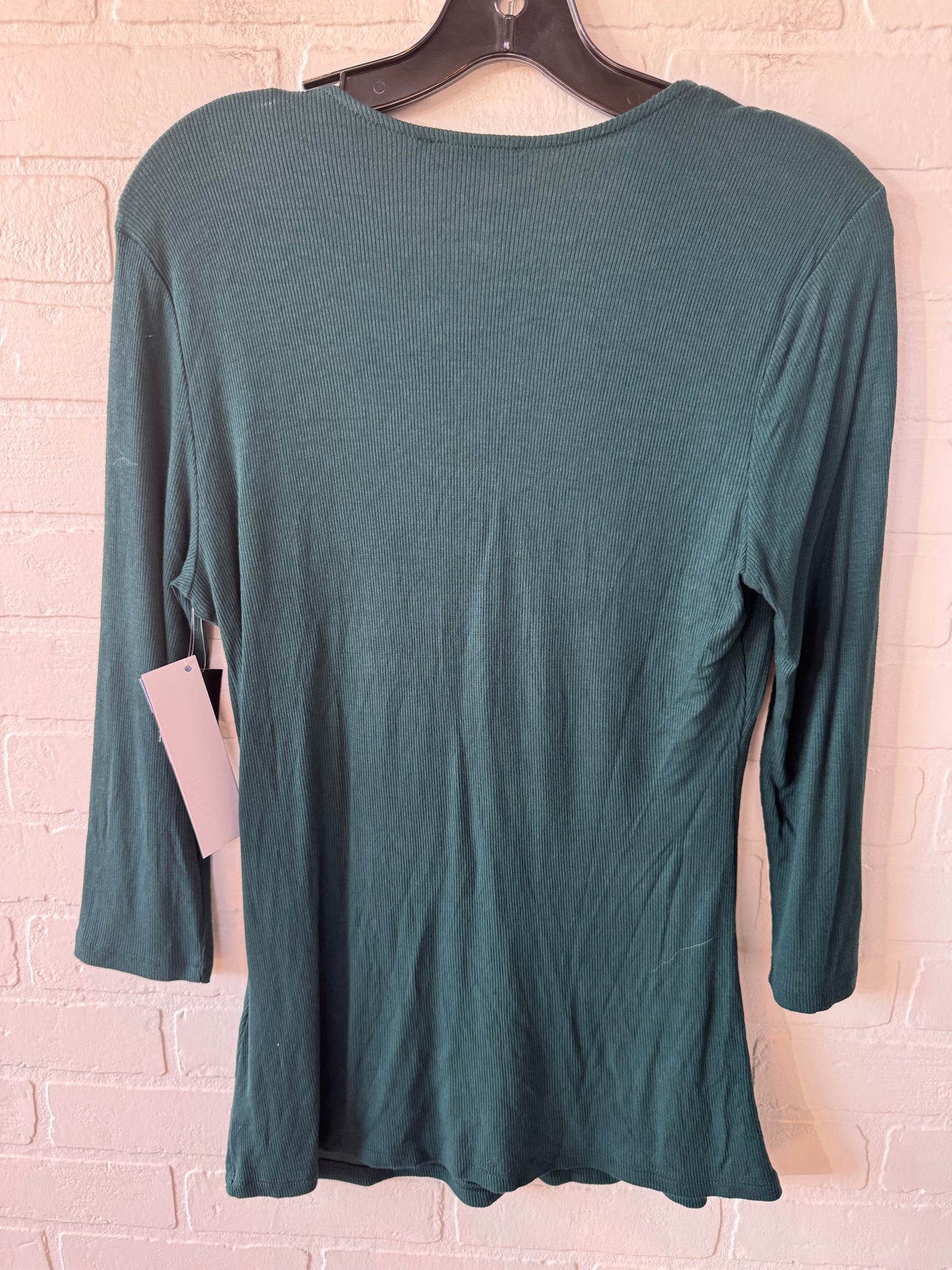 Top Long Sleeve Basic By Inc In Green, Size: Xlp