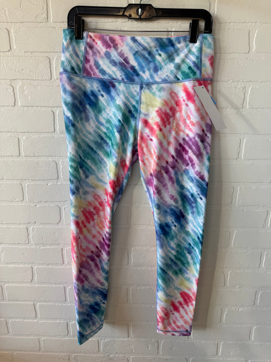 Athletic Leggings By Athleta In Rainbow Print, Size: 8