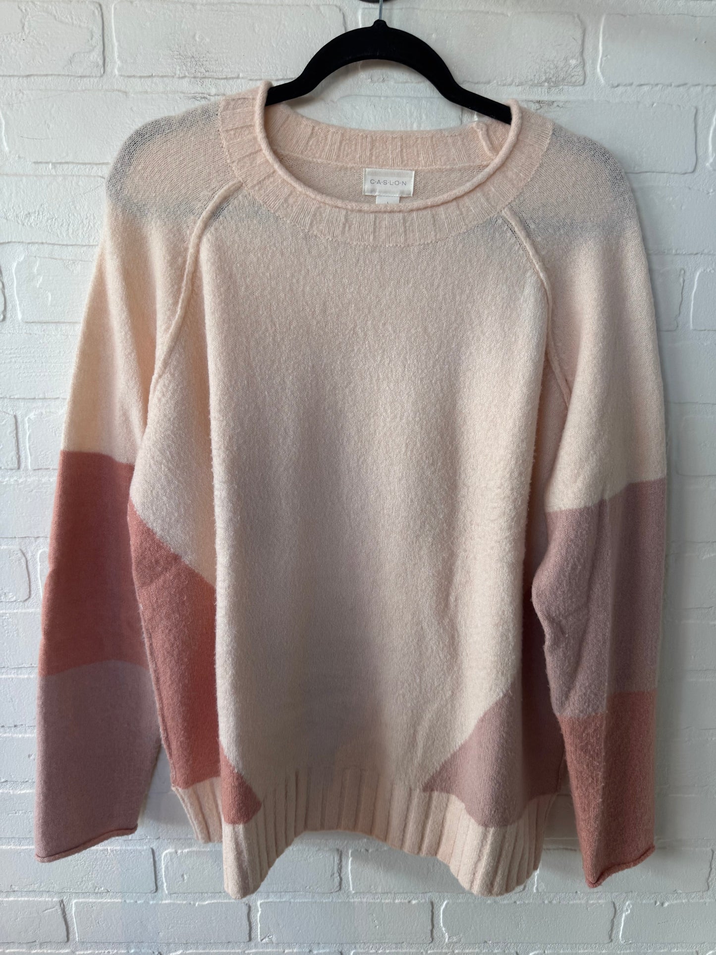 Sweater By Caslon In Pink, Size: L