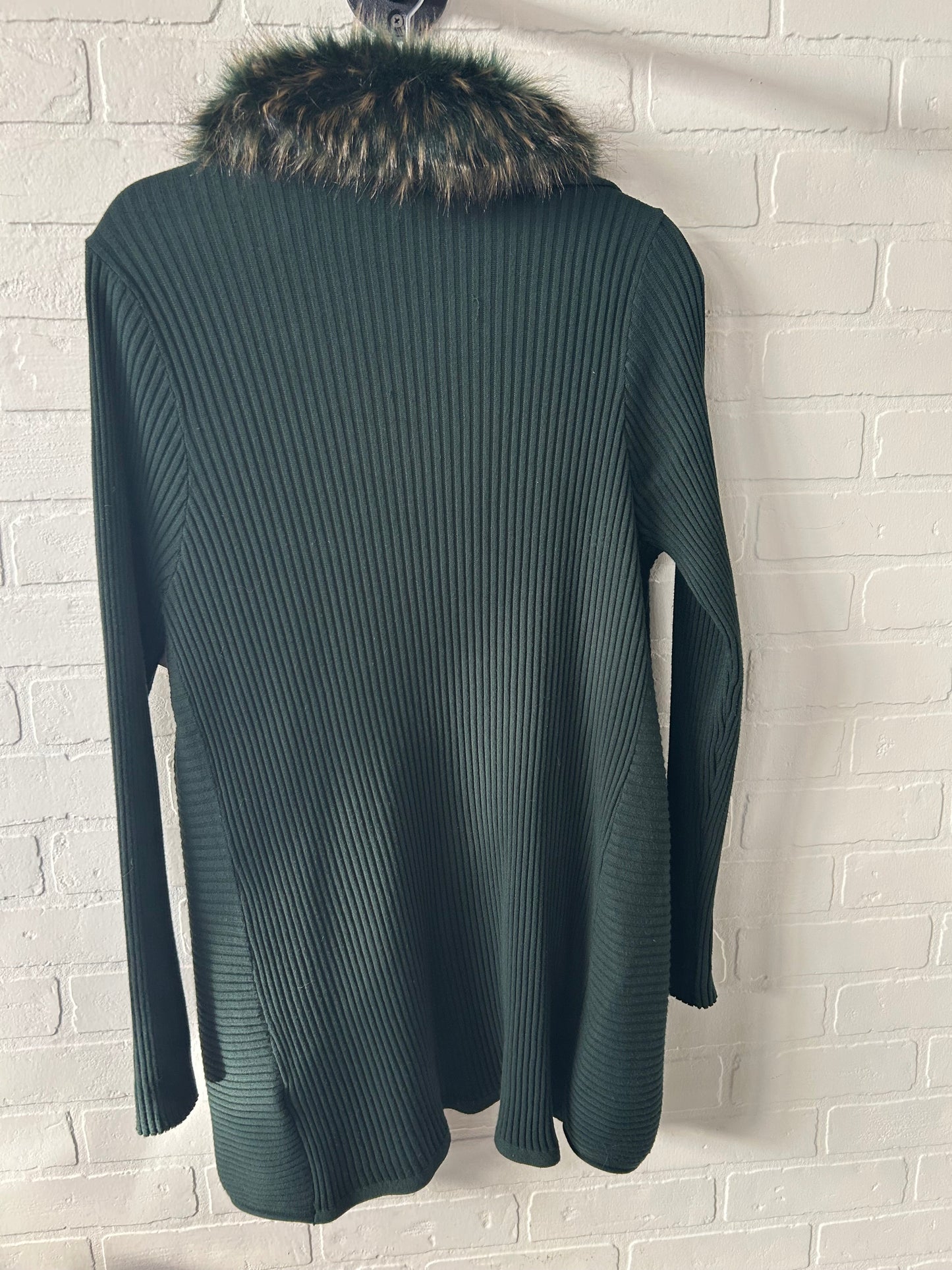 Sweater Cardigan By Alfani In Green, Size: Xl