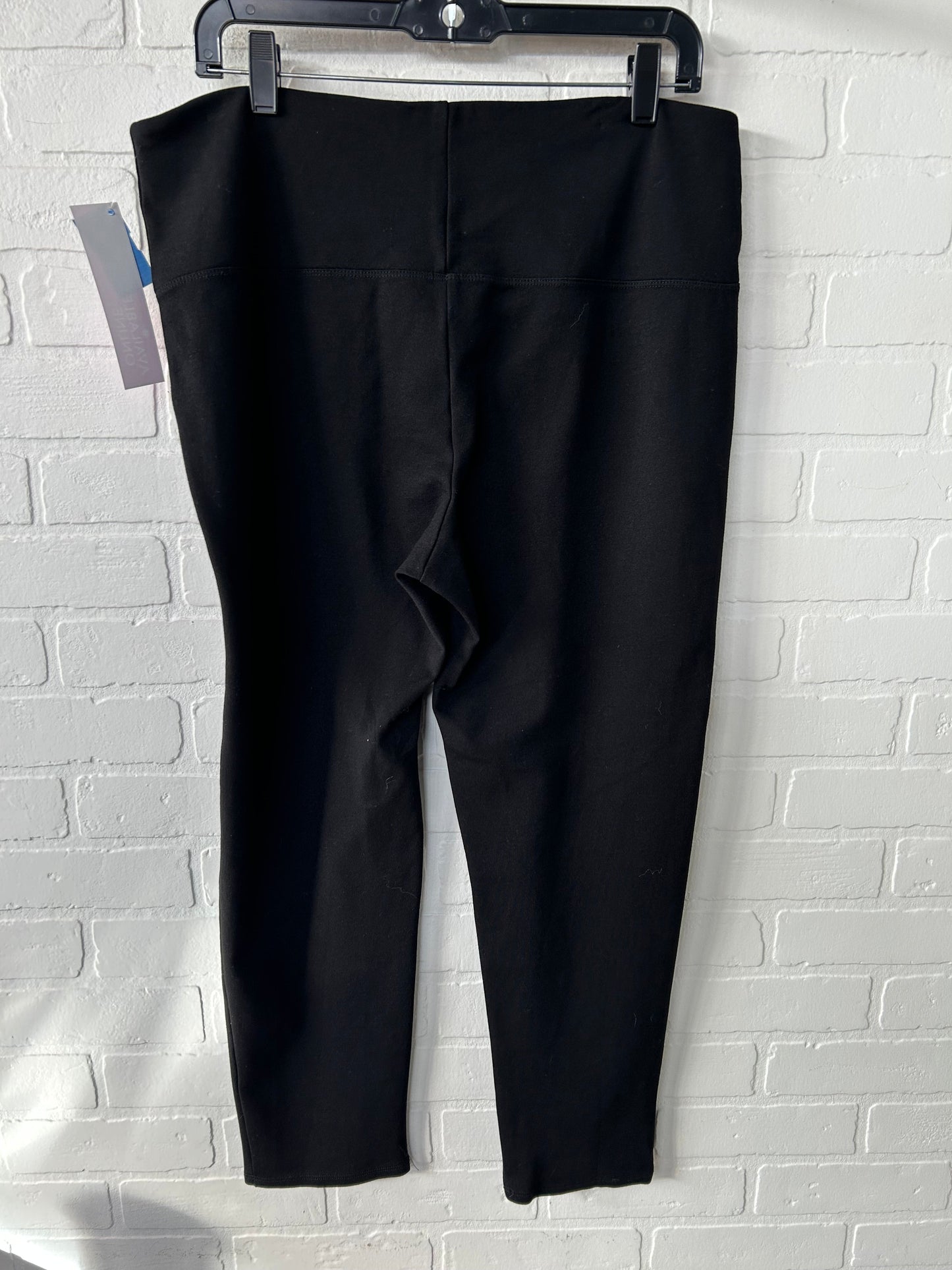 Pants Leggings By For Cynthia In Black, Size: 18