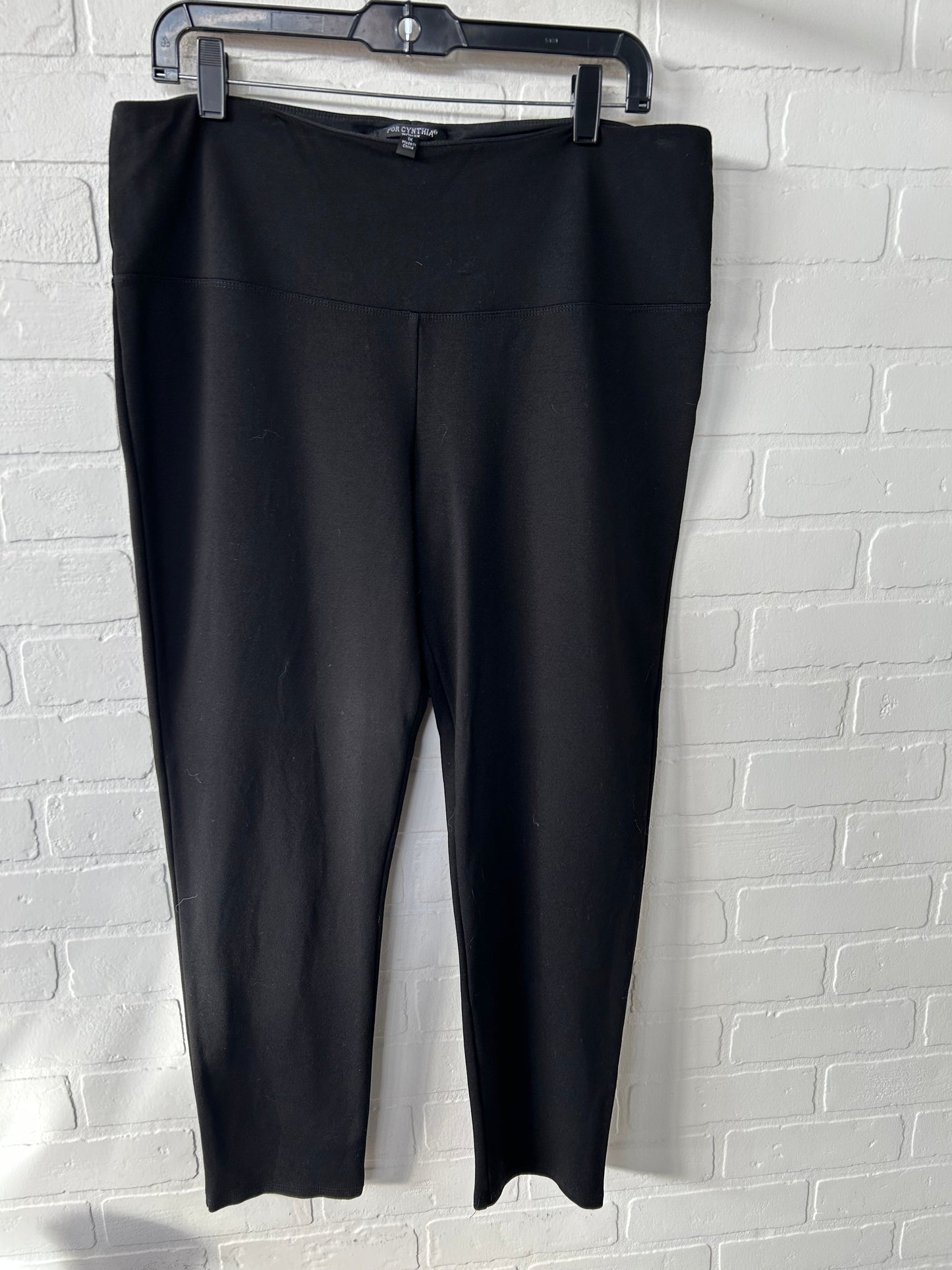 Pants Leggings By For Cynthia In Black, Size: 18