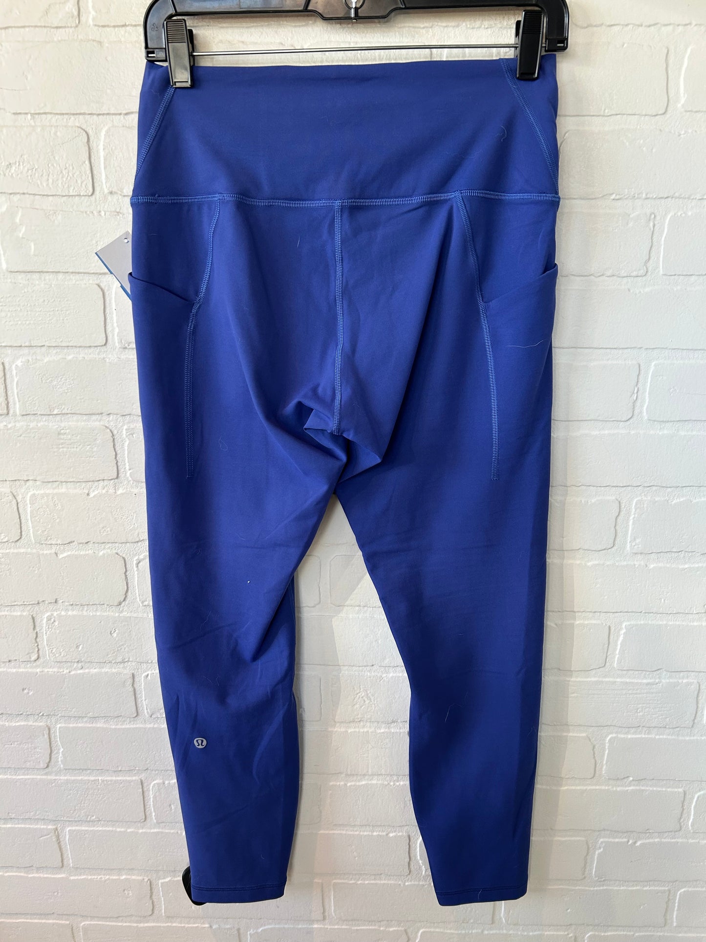 Athletic Leggings By Lululemon In Blue, Size: 10