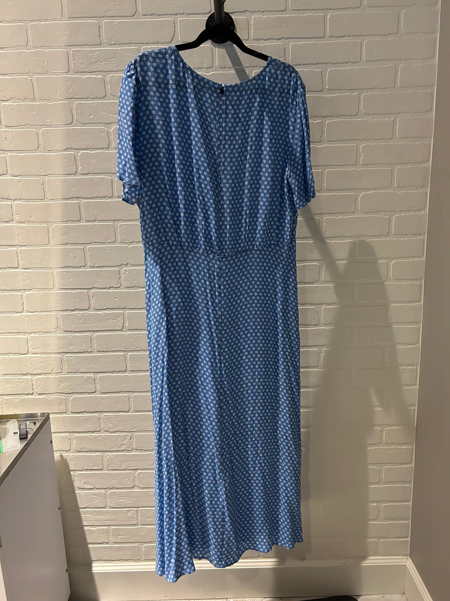 Dress Casual Maxi By sportsgirl In Blue & White, Size: Xl