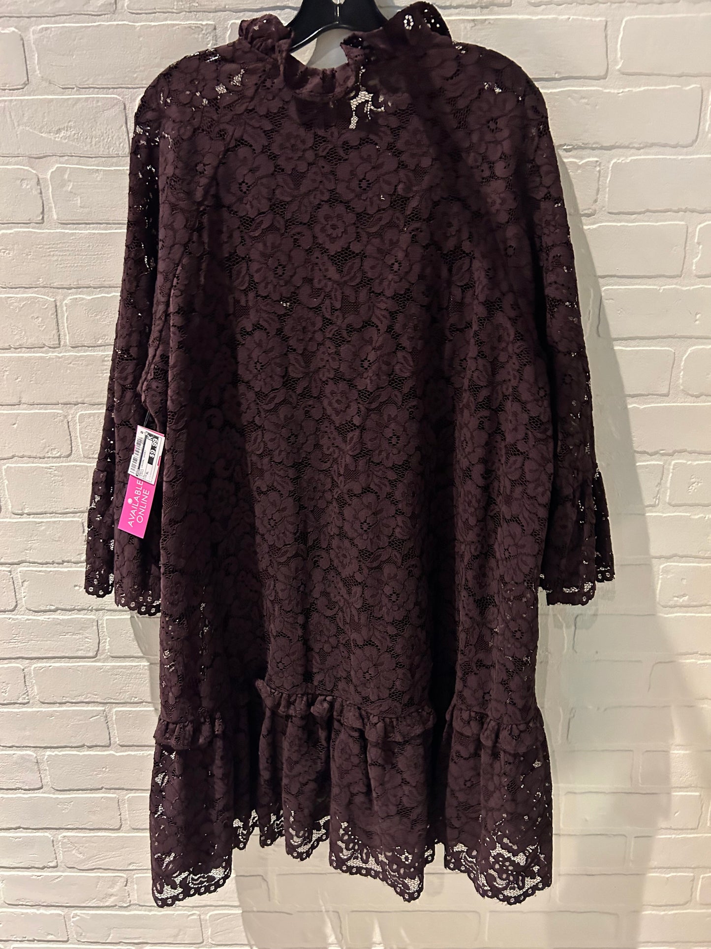 Dress Casual Short By H&m In Purple, Size: Xl