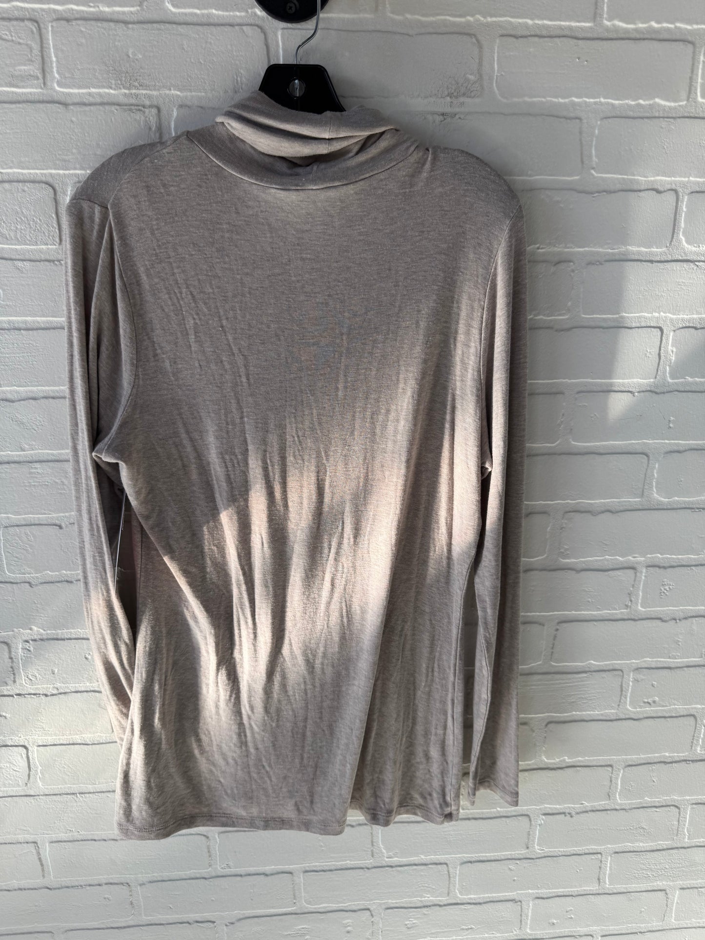 Top Long Sleeve By Cabi In Tan, Size: L