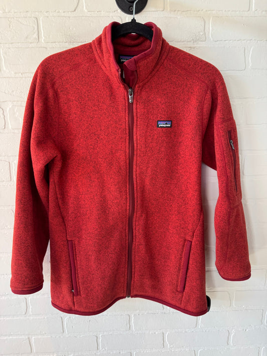 Jacket Fleece By Patagonia In Red, Size: M