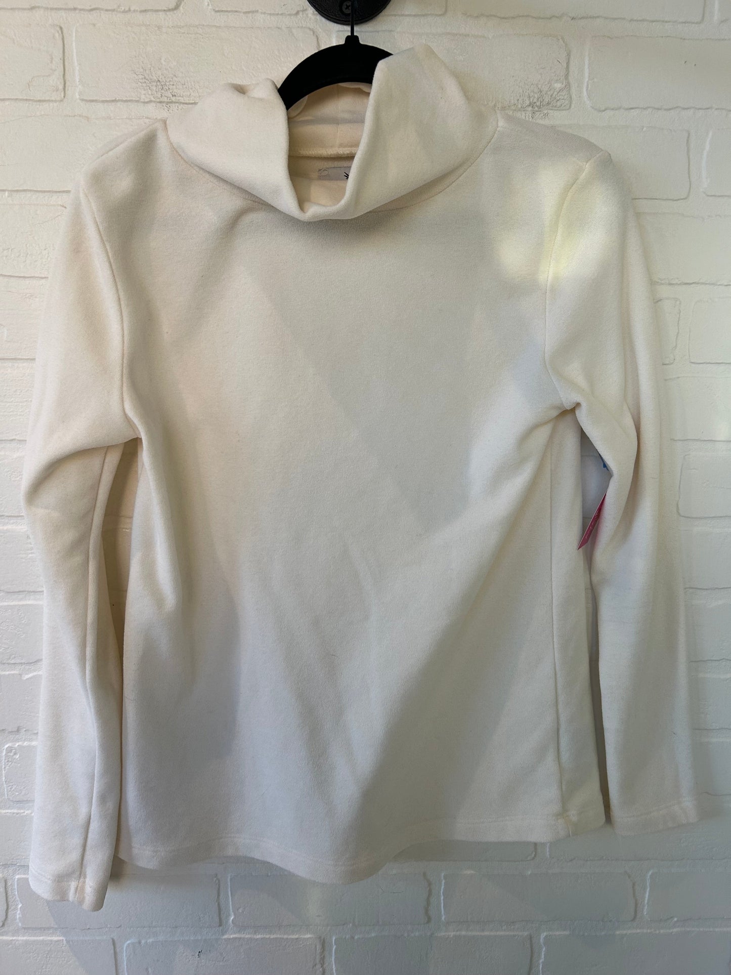 Sweatshirt Collar By Dudley Stephens In Cream, Size: S