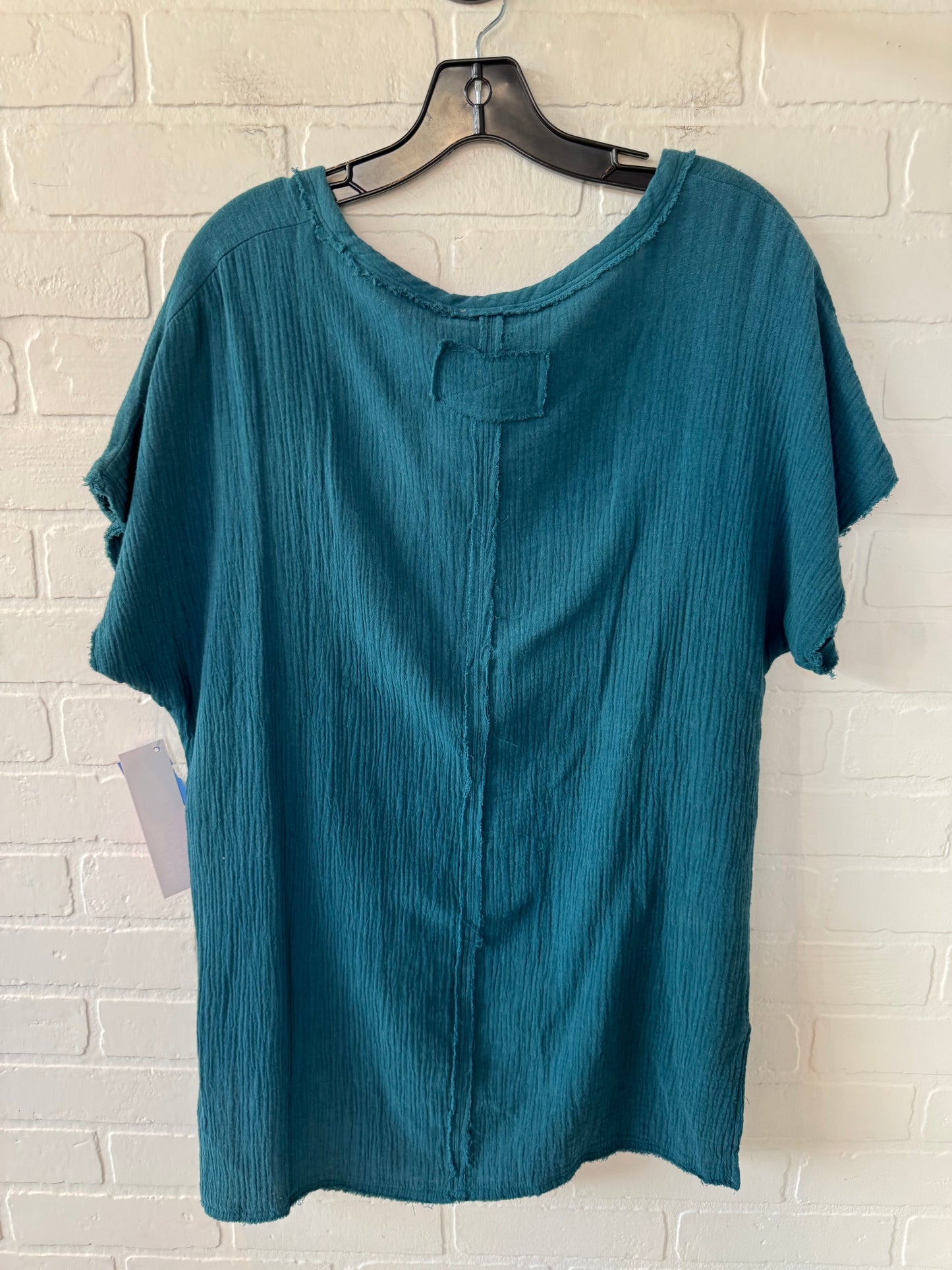 Top Short Sleeve By La Miel In Blue, Size: S