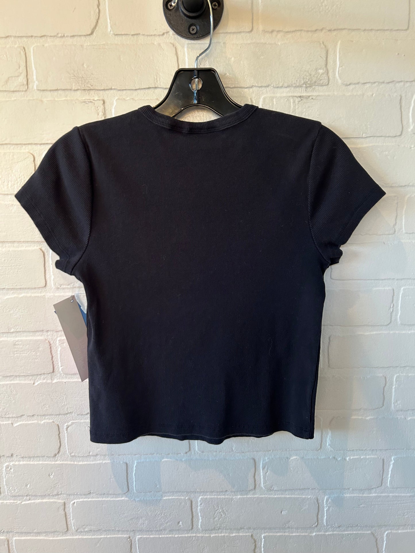 Top Short Sleeve Basic By Maeve In Black, Size: L