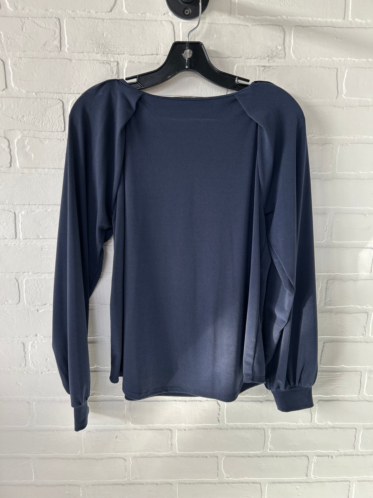 Top Long Sleeve By Banana Republic In Blue, Size: S