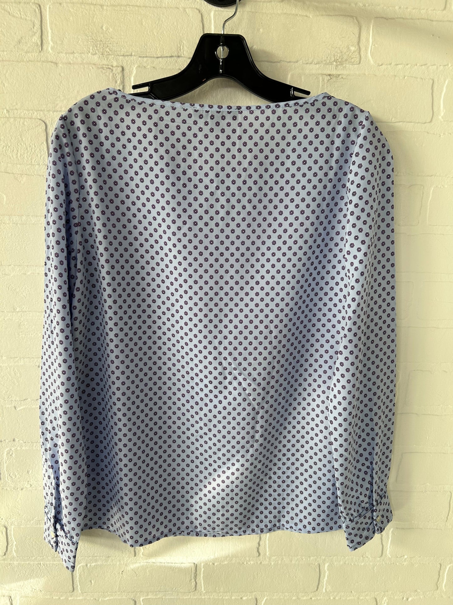 Top Long Sleeve By Banana Republic In Purple, Size: S