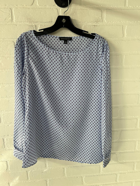 Top Long Sleeve By Banana Republic In Purple, Size: S