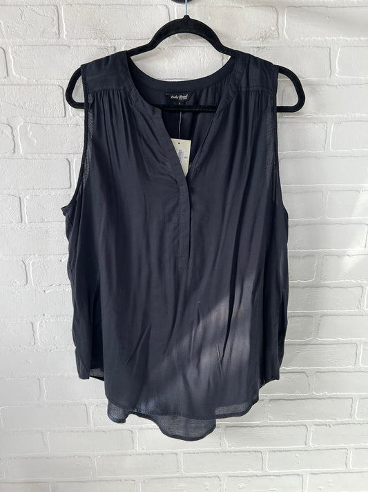 Top Sleeveless By Lucky Brand In Blue, Size: L