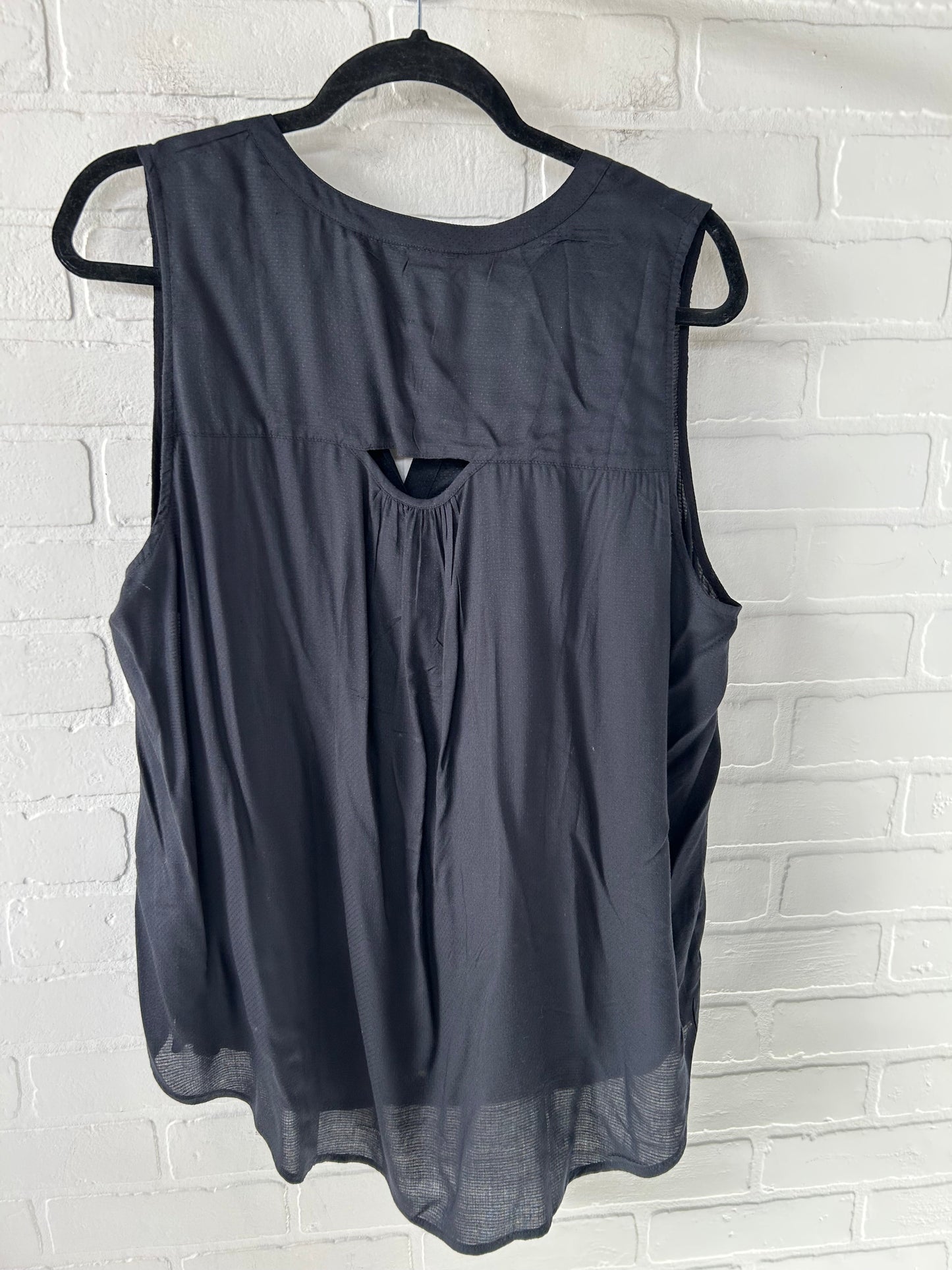 Top Sleeveless By Lucky Brand In Blue, Size: L