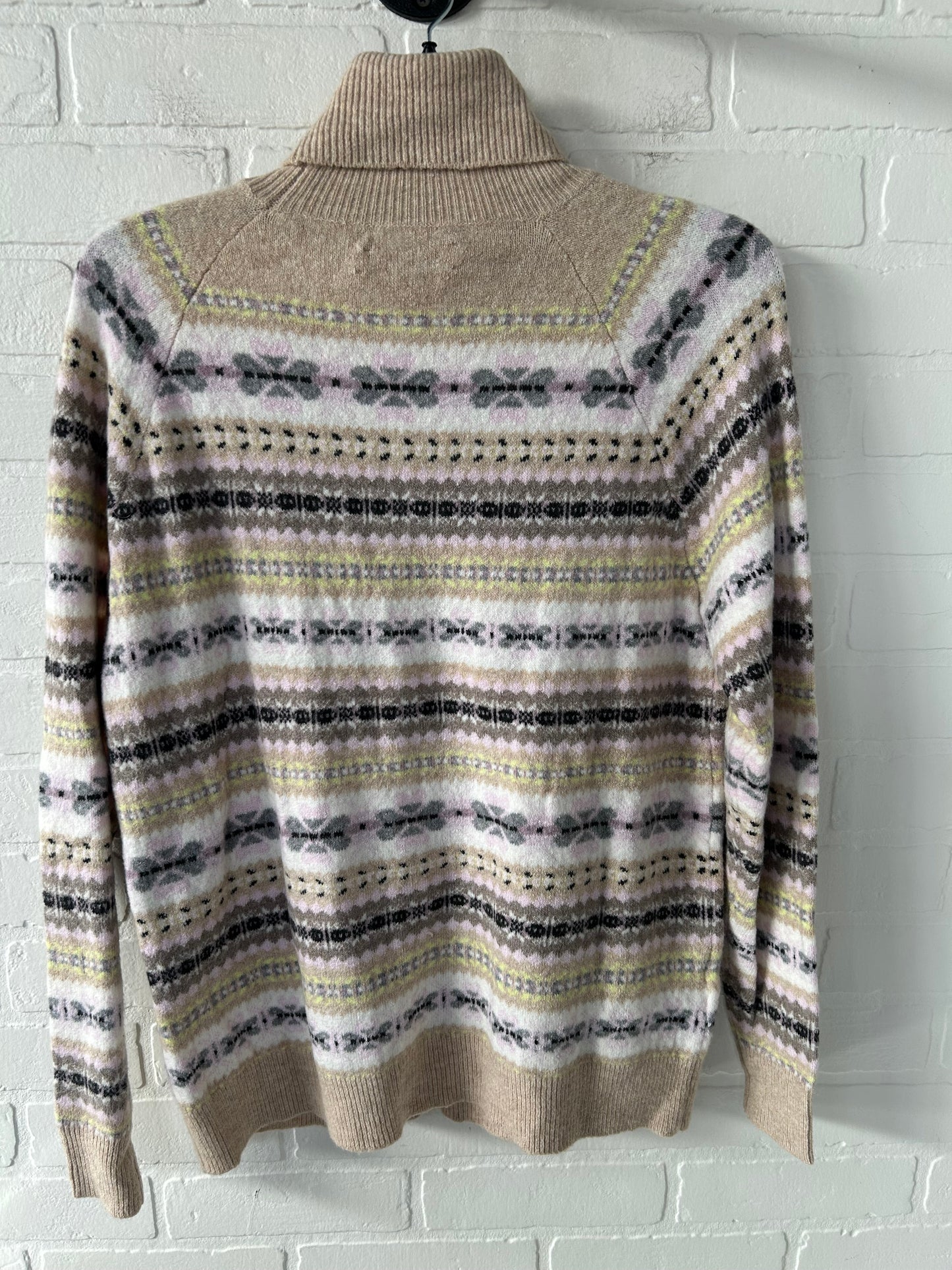 Sweater By Loft In Tan & Yellow, Size: M