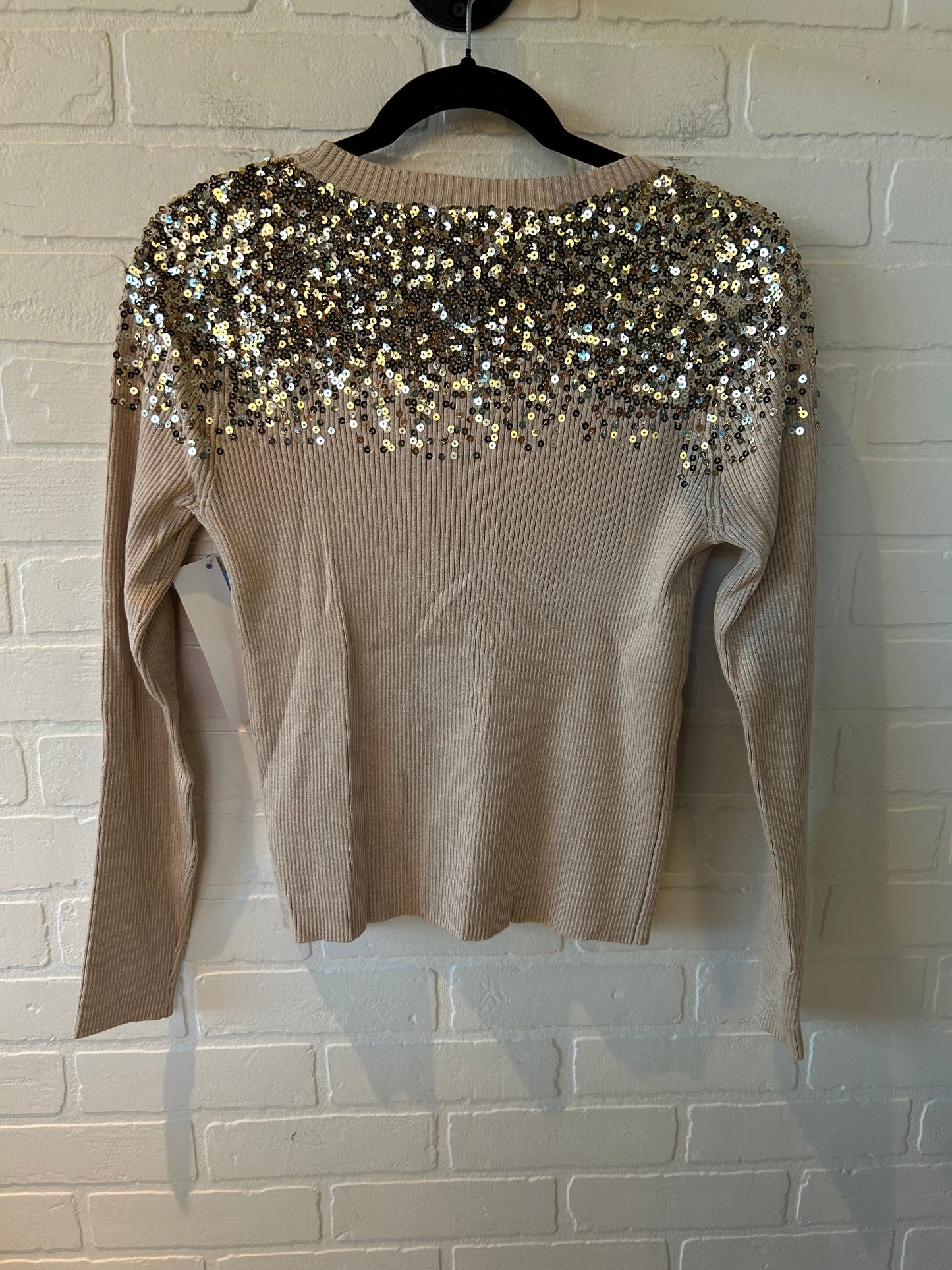 Sweater By Lush In Tan, Size: M