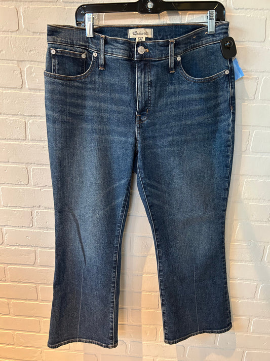 Jeans Boot Cut By Madewell In Blue Denim, Size: 10p