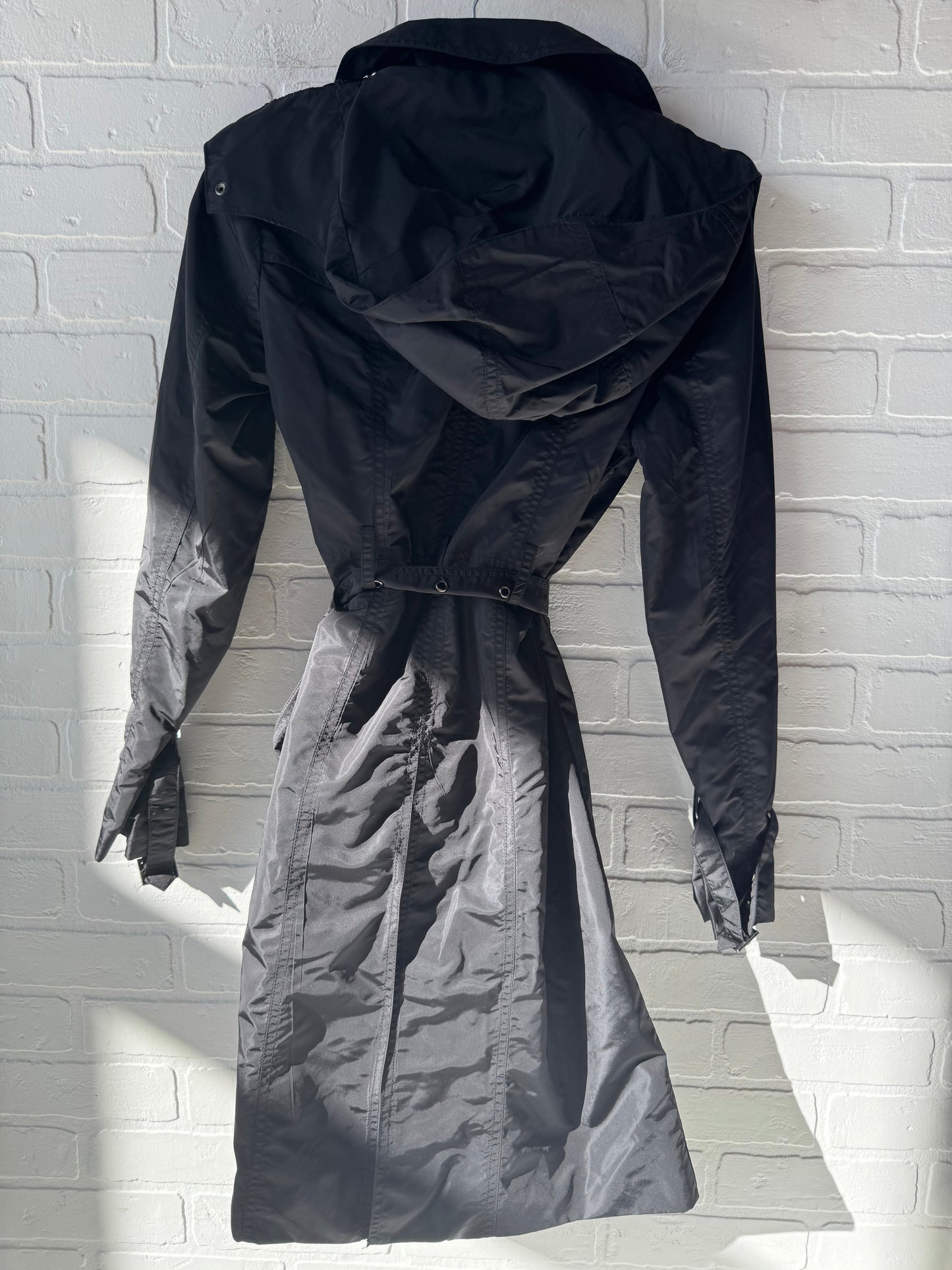 Coat Raincoat By Andrew Marc In Black, Size: S