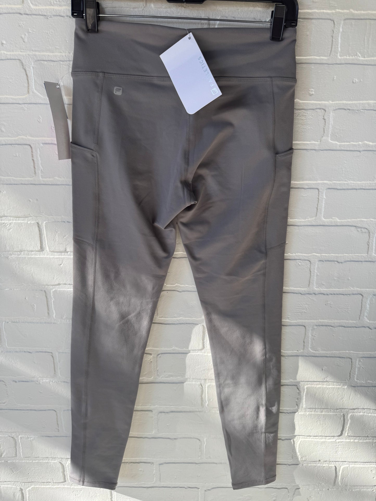 Athletic Leggings By Fabletics In Grey, Size: 4