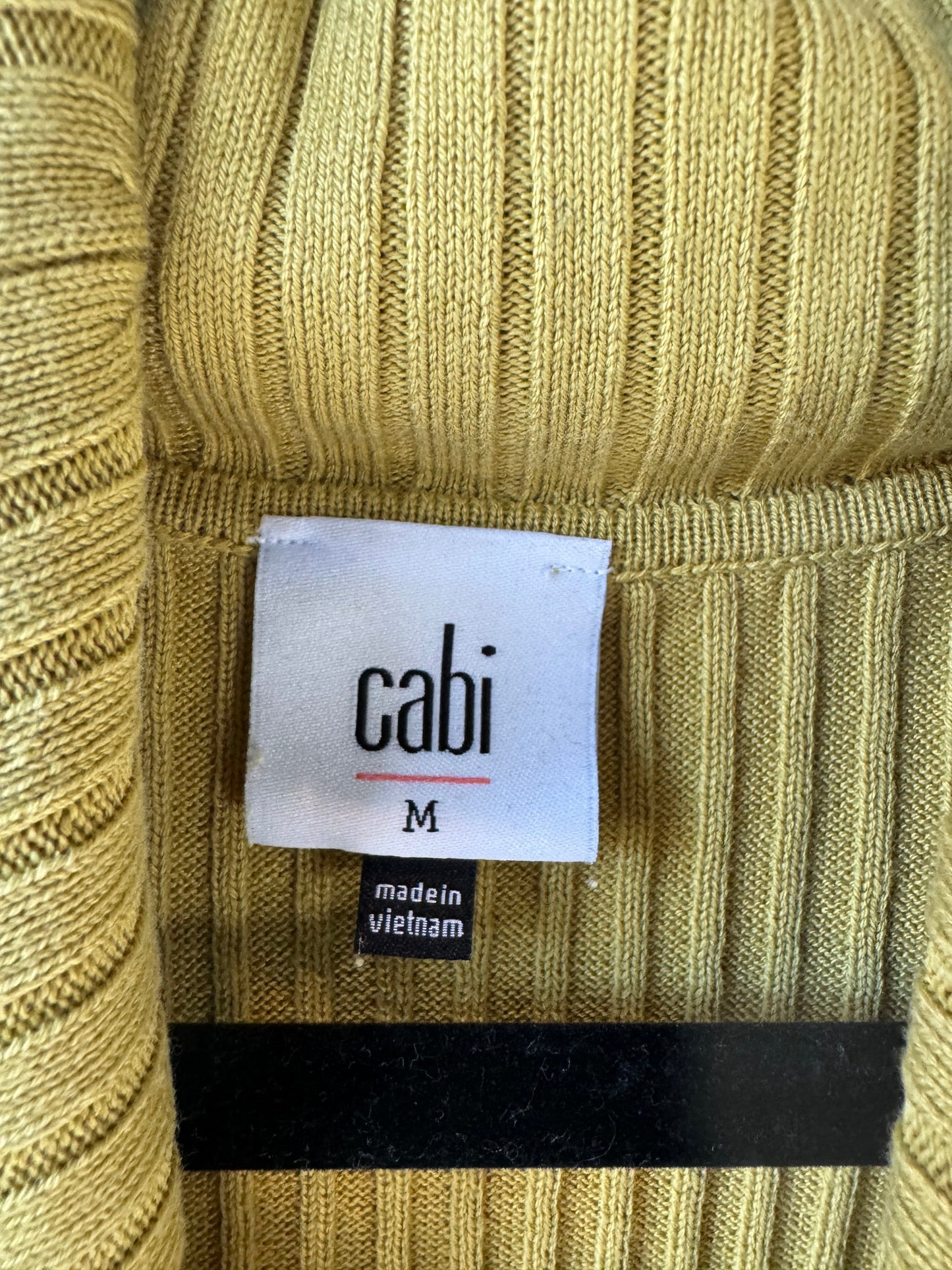 Sweater By Cabi In Yellow, Size: M