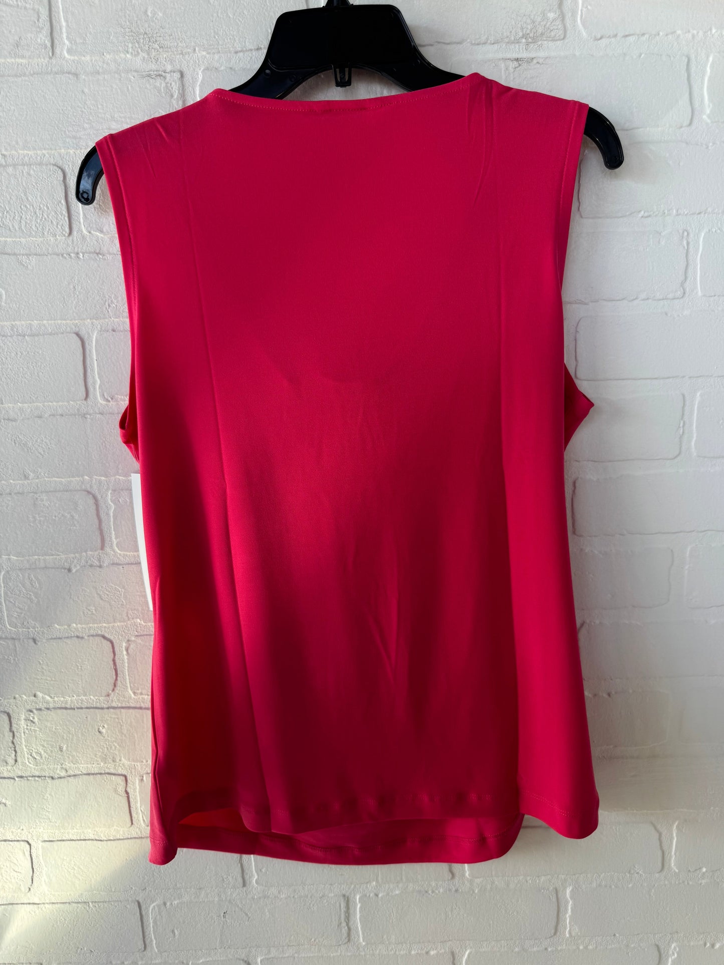 Top Sleeveless By Calvin Klein In Pink, Size: L