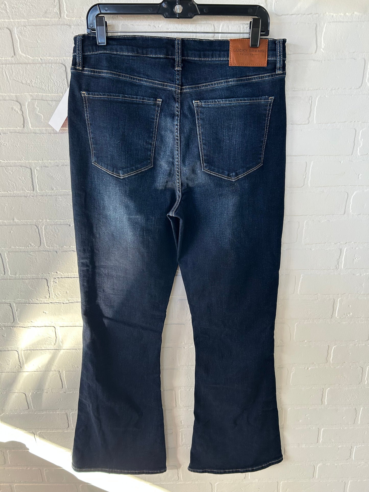 Jeans Flared By Lucky Brand In Blue Denim, Size: 12