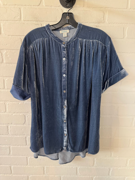 Top Short Sleeve By Sundance In Blue, Size: Xs