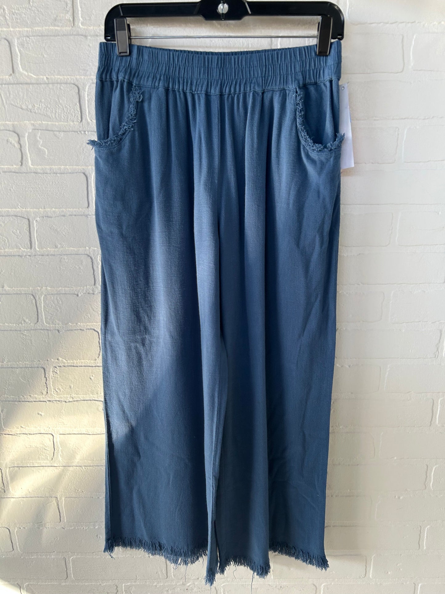 Pants Wide Leg By Umgee In Blue, Size: 4