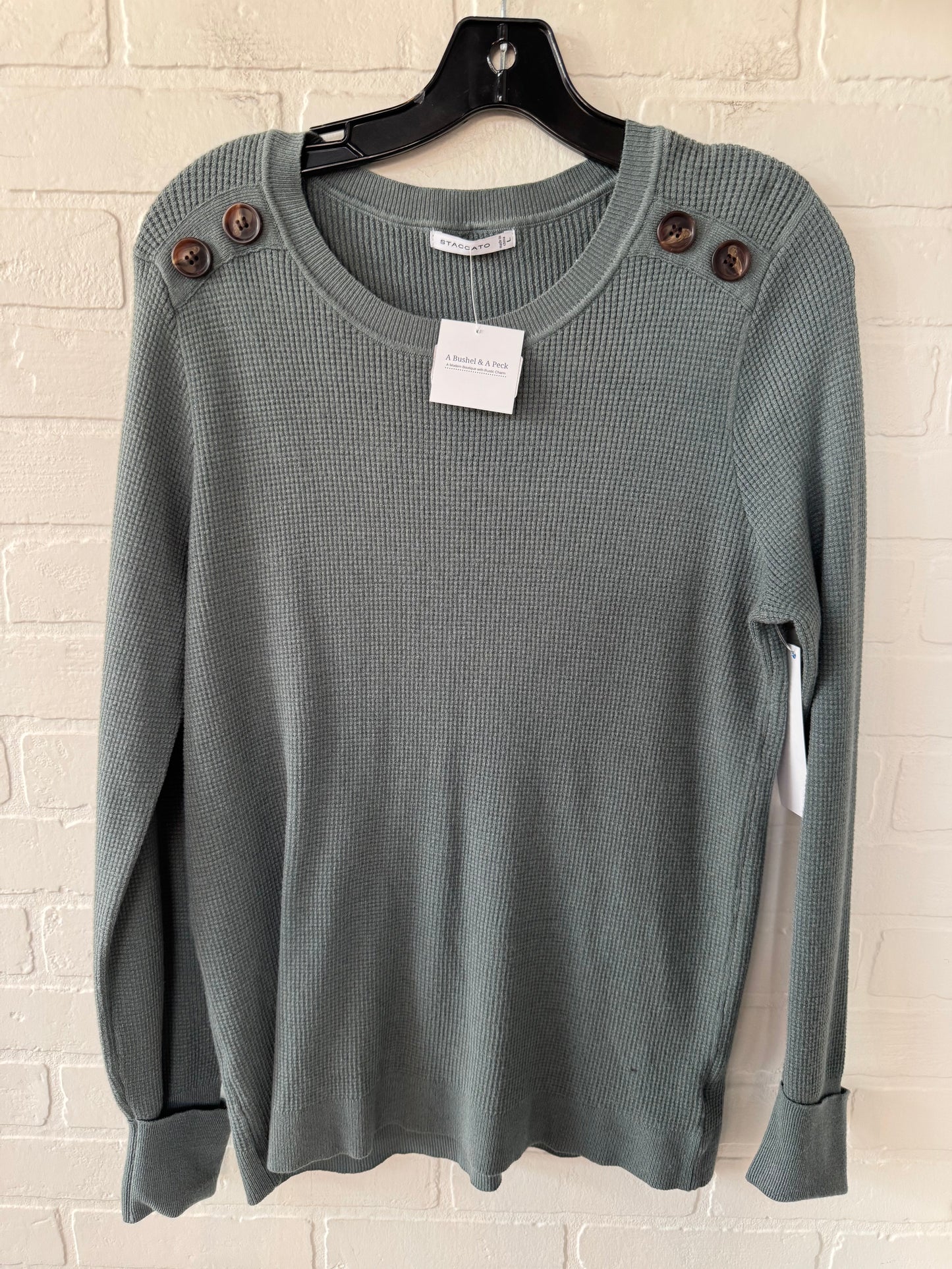 Sweater By Staccato In Green, Size: L