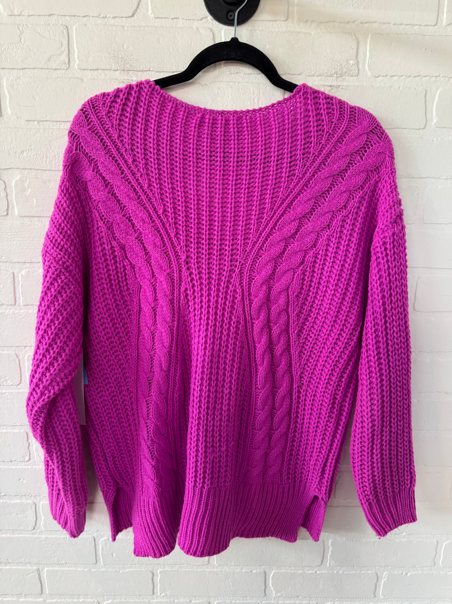 Sweater By Clothes Mentor In Pink, Size: M