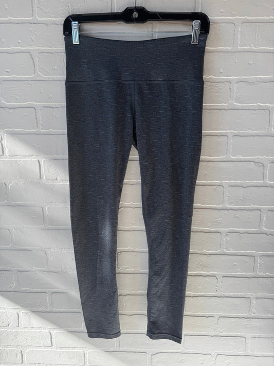 Athletic Leggings By Tuff Athletics In Grey, Size: 4