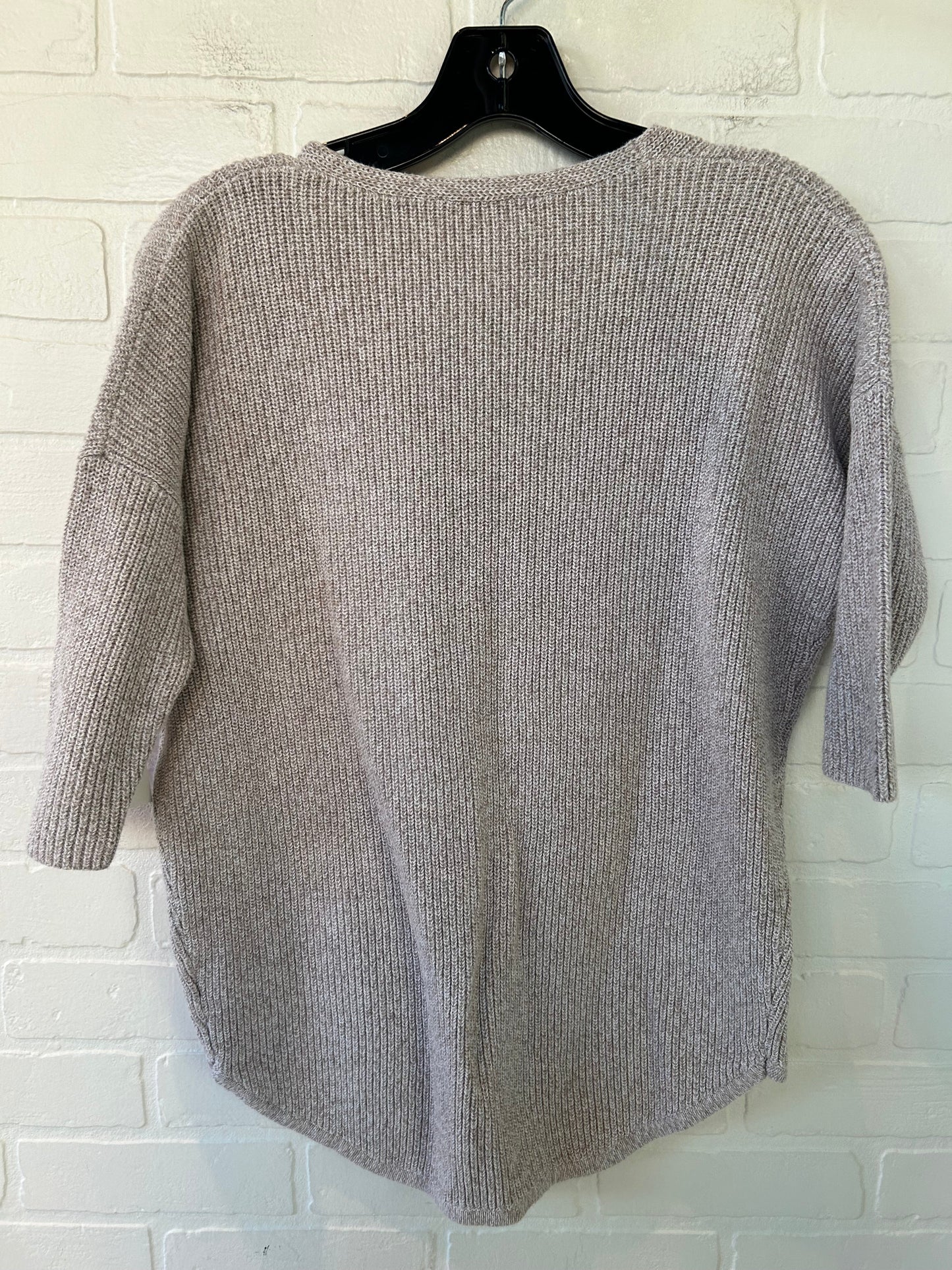 Sweater Short Sleeve By Express In Tan, Size: Xs