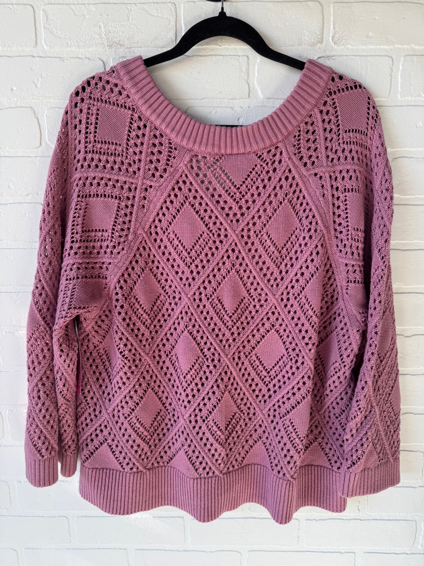 Sweater By Torrid In Pink, Size: 2x