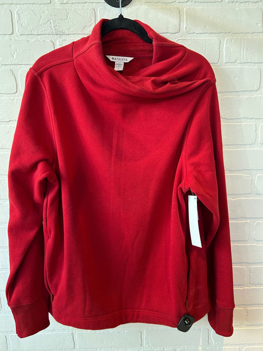 Athletic Sweatshirt Collar By Athleta In Red, Size: L