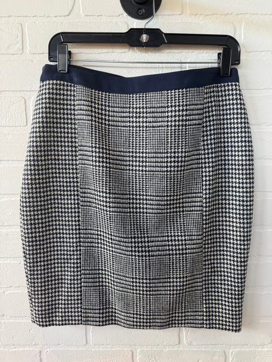 Skirt Midi By Boden In Blue & White, Size: 8p