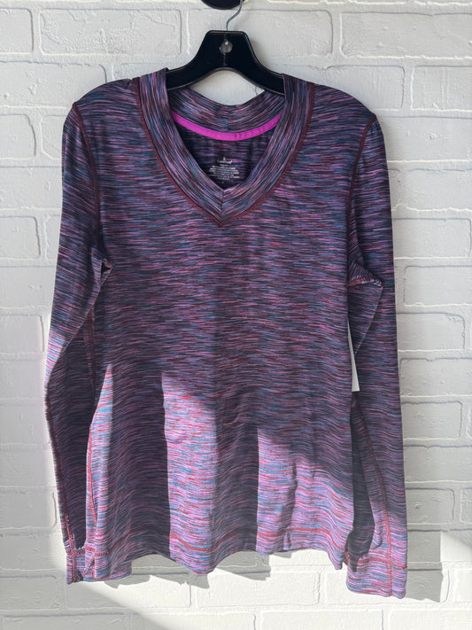 Athletic Top Long Sleeve Crewneck By Cuddl Duds In Purple, Size: L