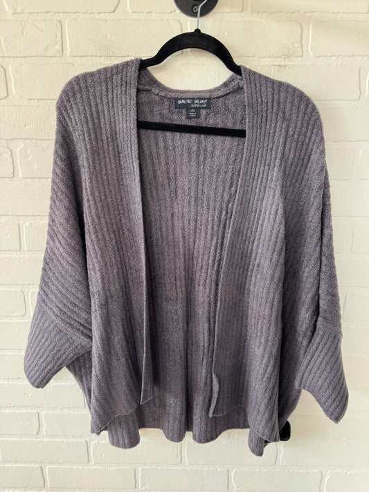 Sweater Cardigan By Barefoot Dreams In Purple, Size: L