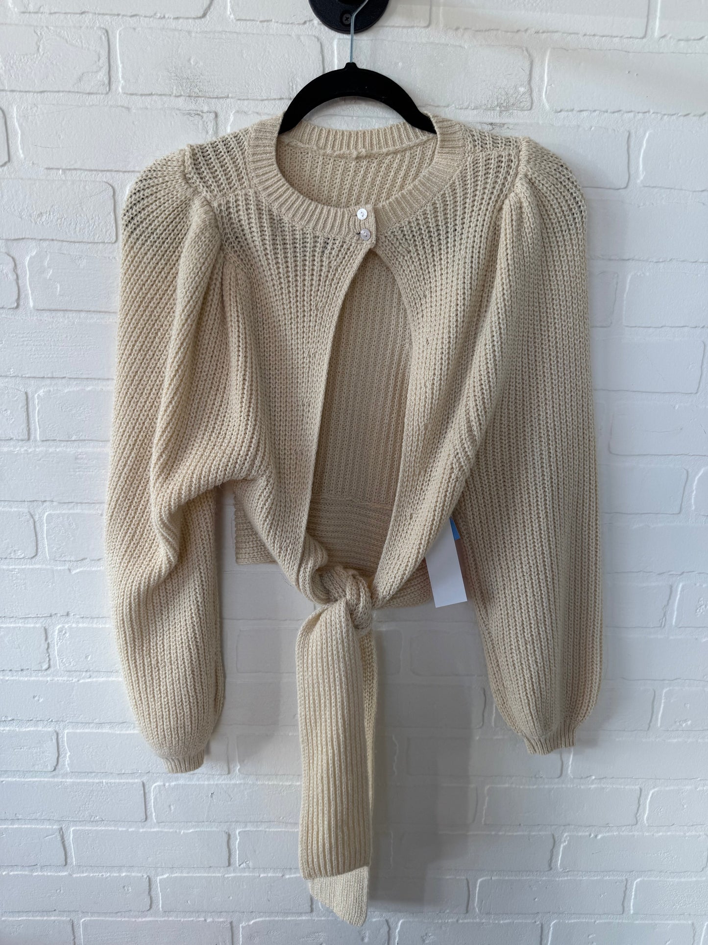 Sweater Cardigan By Lulus In Tan, Size: Xs